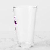 Verre Croix chrétienne pourpre (Gauche)