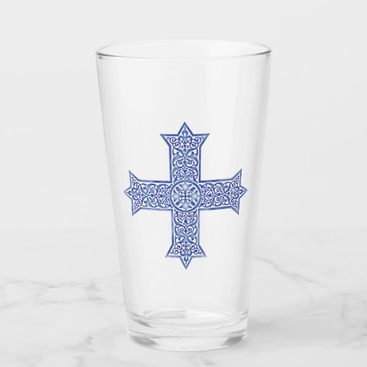 Verre Croix copte (Devant)