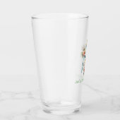 Verre Croix de Pâques/Printemps colorée (Droite)