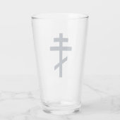 Verre Croix orthodoxe à huit pointes, art dévotionnel sa (Dos)