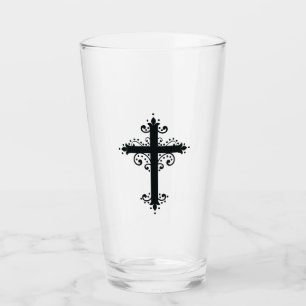 Verre Croix sculptée décorative de luxe