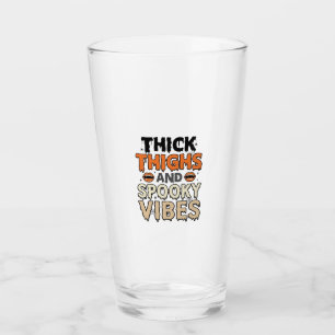 Verre Cuisses Épaisses et Vibes Sombres Design Halloween