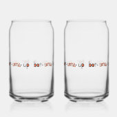 Verre cul sec Bot Ums Up (Verso)