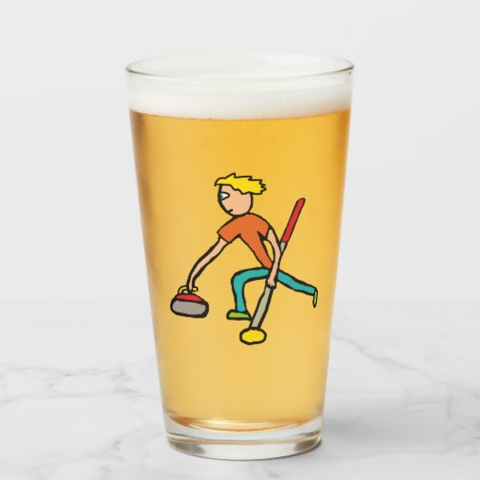 Verre Curling (Devant (rempli))