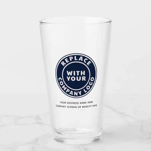 Verre Custom Business Logo and Name (Devant)