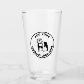 Verre Custom Business Logo Simple Employees (Devant)