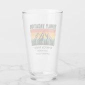Verre Custom Family Vacation Mountains Randonnée Camping (Dos)