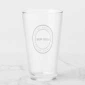 Verre Custom Logo & Text Beer Glass | Personalised Gift (Dos)