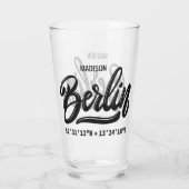Verre Custom Name Berlin Germany Coordinates (Dos)