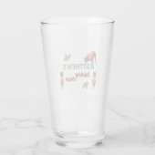 Verre Custom Name Funny Thinking Drink Christmas Hat (Dos)