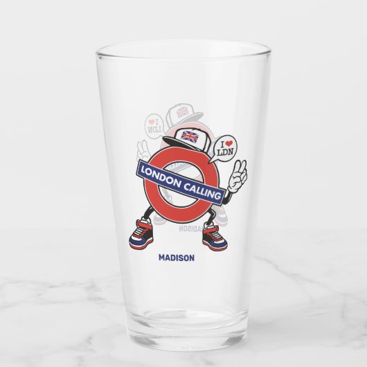 Verre Custom Name London Calling (Dos)