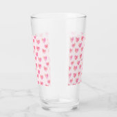 Verre Custom Names Romantic Pink Love Design -  (Droite)