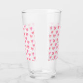 Verre Custom Names Romantic Pink Love Design -  (Droite)