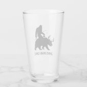 Verre Custom Sasquatch Bigfoot équitation Ours Aller à l (Dos)