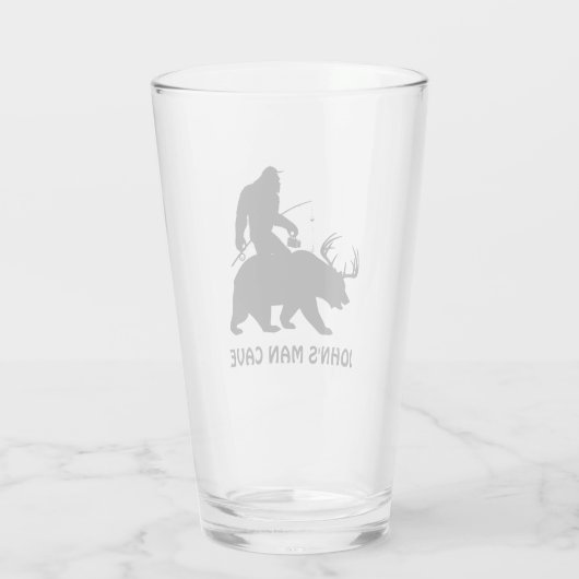 Verre Custom Sasquatch Bigfoot équitation Ours Aller à l (Dos)