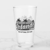 Verre Custom Text Orlando Florida (Devant)