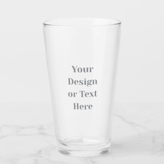 Verre Customizable Your Design or Text Here Personalized (Devant)