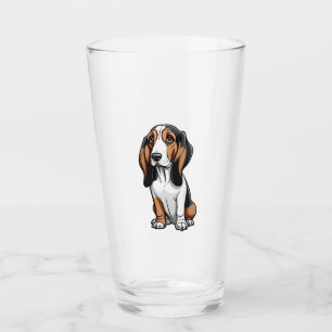 Verre Cute Basset Hound