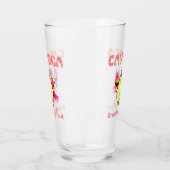 Verre Cute Cat Yoga - "Respirer, Purr Out" (Gauche)