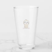 Verre Cute Chibi Sloth Exercice � Funny Kawaii Gym Anima (Dos)