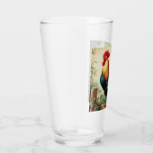 Verre Cute coq rustique/vintage (Droite)