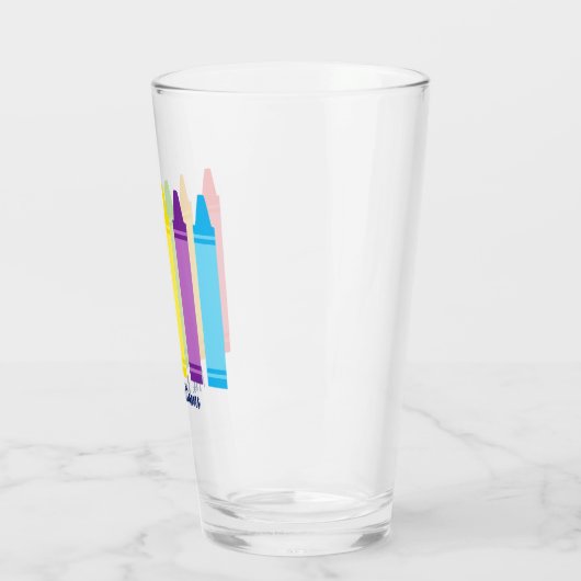 Verre Cute Crayon Enseignant de l'école élémentaire pers (Gauche)