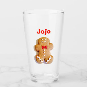 Verre Cute Gingersnap Gingpain homme Red Holiday 4Jojo