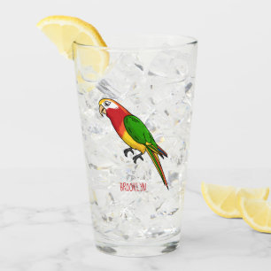 Verre Cute happy parrot