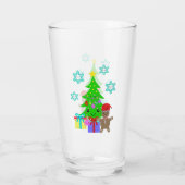 Verre Cute Kawaii Face à l'arbre de Noël Scène, ZSG (Dos)