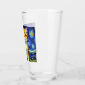 Verre Cute Kitten Starry Night Van Gogh (Gauche)