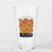 Verre Cute Kitties Design - Cat Art adorable (Devant)