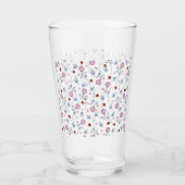 Verre Cute Ladybug Polka dot Daisy Flower Russe Motif (Dos)