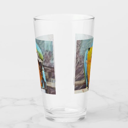 VERRE CUTE MACAW (Droite)