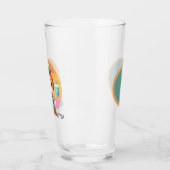 Verre Cute Nurse chat ajouter monogramme (Gauche)