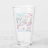 Verre Cute Père Noël et Snowman (Dos)