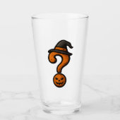 Verre Cute Pumpkin Halloween Question Mark Beer Mug (Devant)