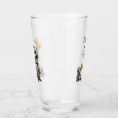 Verre Cute Skeleton Girl with Pumpkin Balloons  (Gauche)