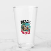 Verre Cute Sloth Summertime (Devant)