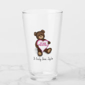Verre Cute Valentine's Day Personnalisé (Devant)