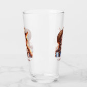 Verre Cute Western Cowgirl ajouter du texte (Gauche)