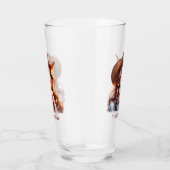 Verre Cute Western Cowgirl ajouter du texte (Droite)