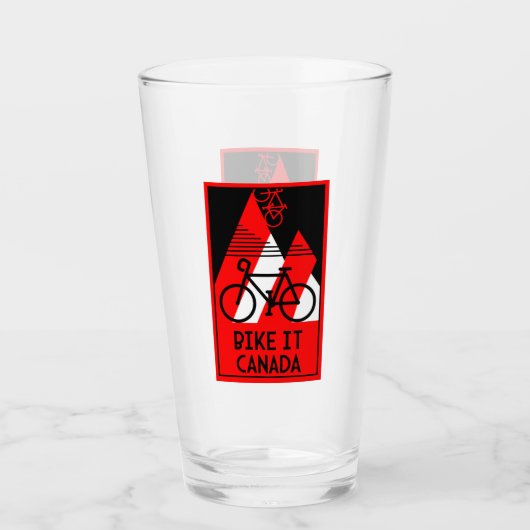 Verre Cyclisme Canada (Devant)