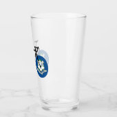 Verre Cyclisme sous le drapeau du Connecticut (Gauche)