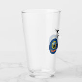 Verre Cyclisme sur le drapeau de l'Idaho (Droite)