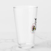 Verre Cyclisme sur le drapeau de l'Illinois (Droite)