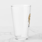 Verre Dachshund à crème à poils longs | Chien mignon per (Droite)