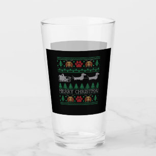 Verre Dachshund de Noël chien de Vienne Dachshund sale T