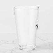 Verre Dachshund Dog � Halloween Moon Silhouette Classic (Droite)