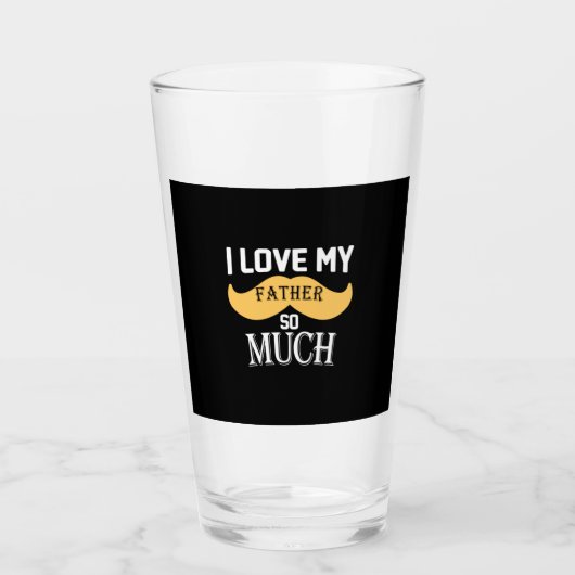 Verre Daddy Don J'Aime Mon Père Tant (Devant)