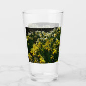 Verre Daffodiles jaunes et blancs Fleurs de printemps (Devant)